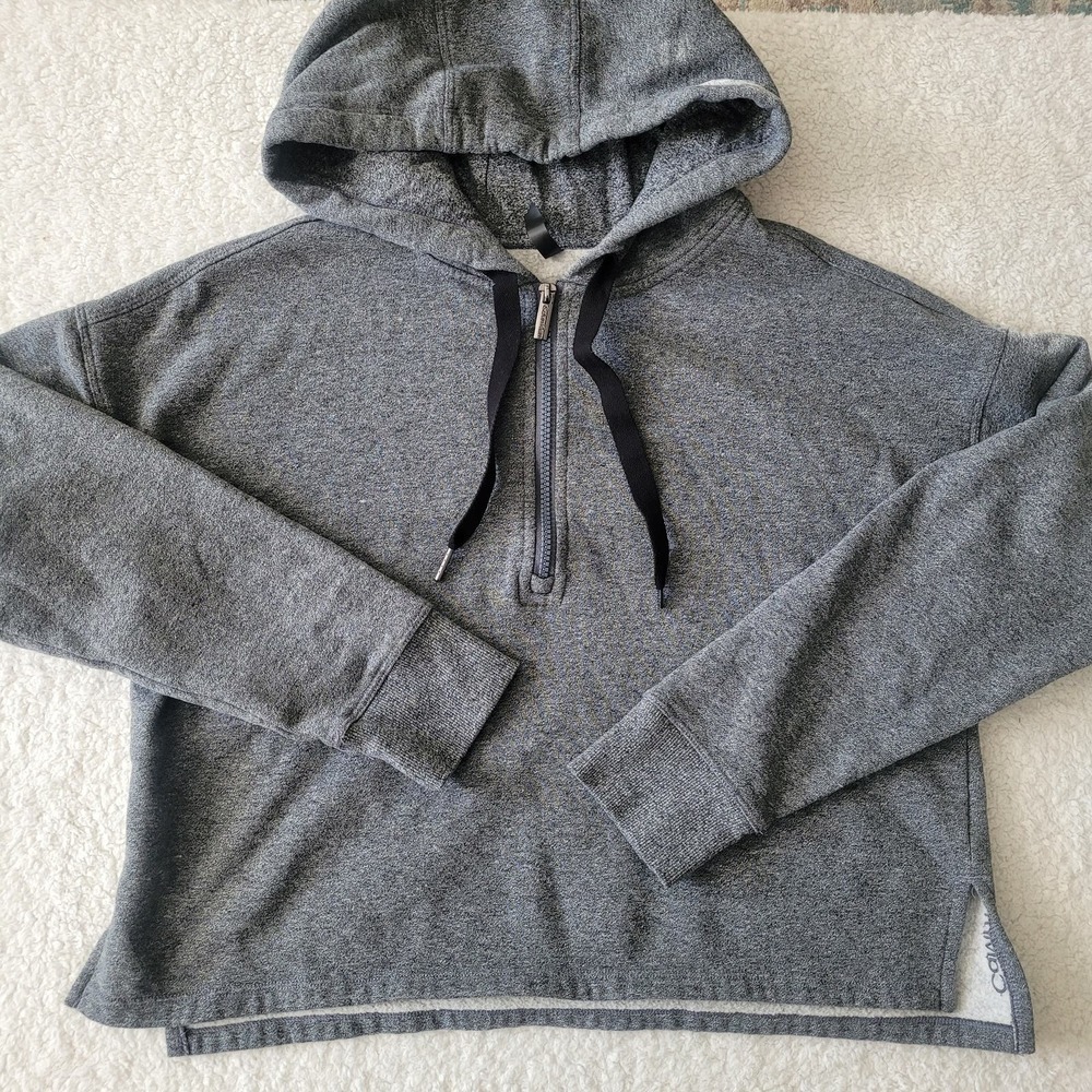 Women's Calvin Klein Crop Hooded Sweatshirt